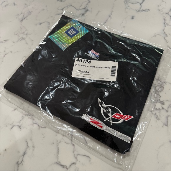 Chevrolet Corvette Men’s C5 Z06 Embroidered T-Shirt Black - Size Large - Picture 3 of 3